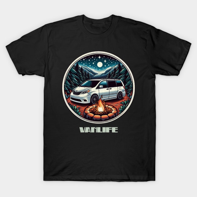 Toyota Sienna mountain campground T-Shirt by Tofuvanman